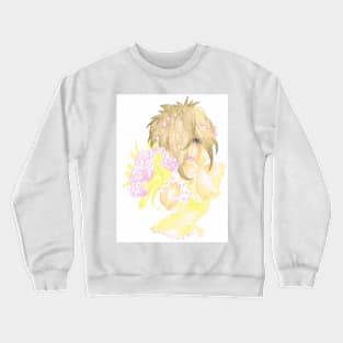 cute girl 46 Crewneck Sweatshirt